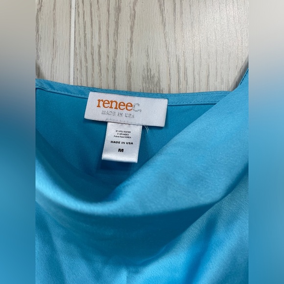 RENEE C.Cowlneck Satin Camisole multiple colors Size M LNC - Picture 3 of 11